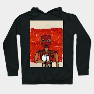 Luka - African Puppet NFT: Explore the Artistry of Luka with Painted Eyes on TeePublic Hoodie